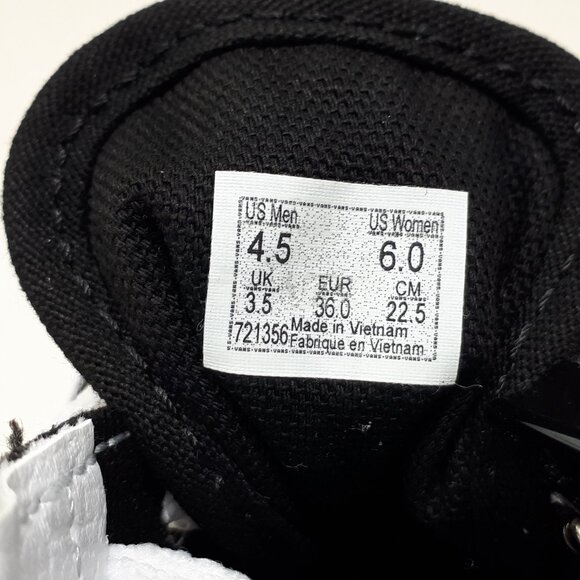 Vans Old Skool Rose Dreams Black White Skate Authentic Shoe Sneaker Womens 6 US - Picture 9 of 12